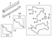 Transmission cooler bracket 1.0 LITER - Lower (AT)