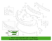 Fog Light Trim Lamp Bracket - Left, Front