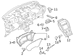 Instrument Panel Lens Fuel And Temperature Gauge Mask