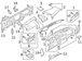 Instrument Cluster Bezel Panel Cover Side - Passenger
