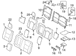Seat Headrest Cover - Rear, Center