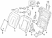 Folding Seat Latch Back - Right, Rear