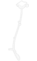 Folding Seat Latch Release Handle Back Adjusting - Right, Rear (Outer Banks, Preferred)
