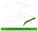 Roof Side Rail - Left, Inner