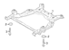 Engine Cradle Suspension Subframe Crossmember - Front