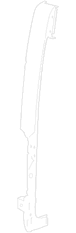 Body D-Pillar Side Corner Panel - Right, Rear, Outer