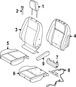 Seat Back Cushion Cover - Front