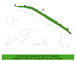 Curtain Air Bag Bags Head <br>The Inflator module mounted to The roof line area of a