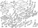 Seat Latch Cover - Rear