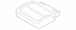 Seat Cushion Foam Pad - Left, Rear