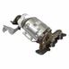 Catalytic Converter with Integrated Exhaust Manifold And Catalyst - Front 3.7L