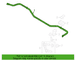 Suspension Stabilizer Bar - Rear (Shelby)