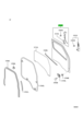 GARNISH,FR DOOR SASH,RR LH 1
