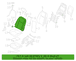Seat Back Cushion Cover - Front, Passenger (Series 410V)