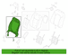 Seat Back Frame Bucket CAPTAIN Chair - Left, Front (MT)