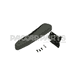 ARMREST-RH STOWABLE SYN LTHR GRAY