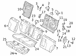 Seat Back Cushion Cover - Left, Rear