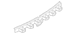 Bumper Impact Absorber Hood Support Bracket - Rear