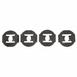 Bumper Cover Emblem Clip Deck Lid Nut - 15MM, Front, Lower