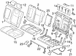 Seat Hinge Cover Back Latch - Rear