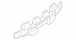 Bumper Impact Absorber Isolator - Rear