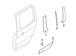 Quarter Panel Reveal Molding Window - Left, Right