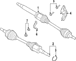 Shaft Axle - Front 2.5L