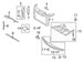 Radiator Support Air Deflector - Left (Low)