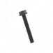 Hexagonal Head Screw 10 x 75 mm with Flange
