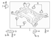 Suspension Subframe Crossmember - 5.0L