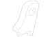 Seat Latch Cover - Left, Rear, Outer