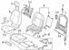 Seat Back Cushion Cover (Regular Cargo Van)