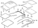 Sunroof Cable Roof Opening Panel Bracket