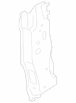 A Pillar Reinforcement - Left, Inner