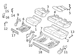 Seat Cover Cushion - Right, Rear