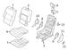 Seat Cover Cushion - Left, Rear
