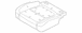 Seat Cushion Pad - Left, Rear