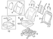 Seat Back Cushion Cover - Right, Front