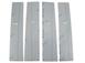 SuperCab & SuperCrew Black Platinum Stainless Steel B-Pillar Trim for Vehicles without Factory Keypad
