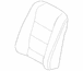 Seat Back Cushion Cover - Right, Front