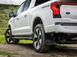F-150 Lightning 2022-2023 Gatorback Rear Pair Splash Guards with Black Ford Oval on Gunmetal