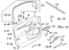Door Window Molding Decal - Left, Front