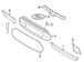 Radiator Grille - Front, Upper