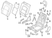 Cover And Pad Headrest - Left, Right, Rear