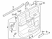 Door Interior Trim Panel - Right, Rear