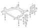 Engine Cradle Frame - Front 3.7L