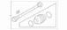 Drive Shaft Prop - Front 5.0L