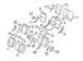 Shield Seat Back Recliner Adjustment Mechanism Cover - Left, Rear, Outer