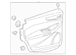 Door Interior Trim Panel - Left, Rear, Upper