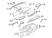 Molding Instrument <br>Instrument Panel Bolster Trim